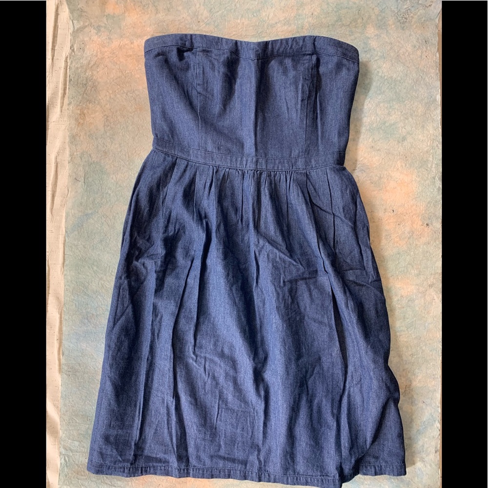 Old Navy Denim Strapless Dress!